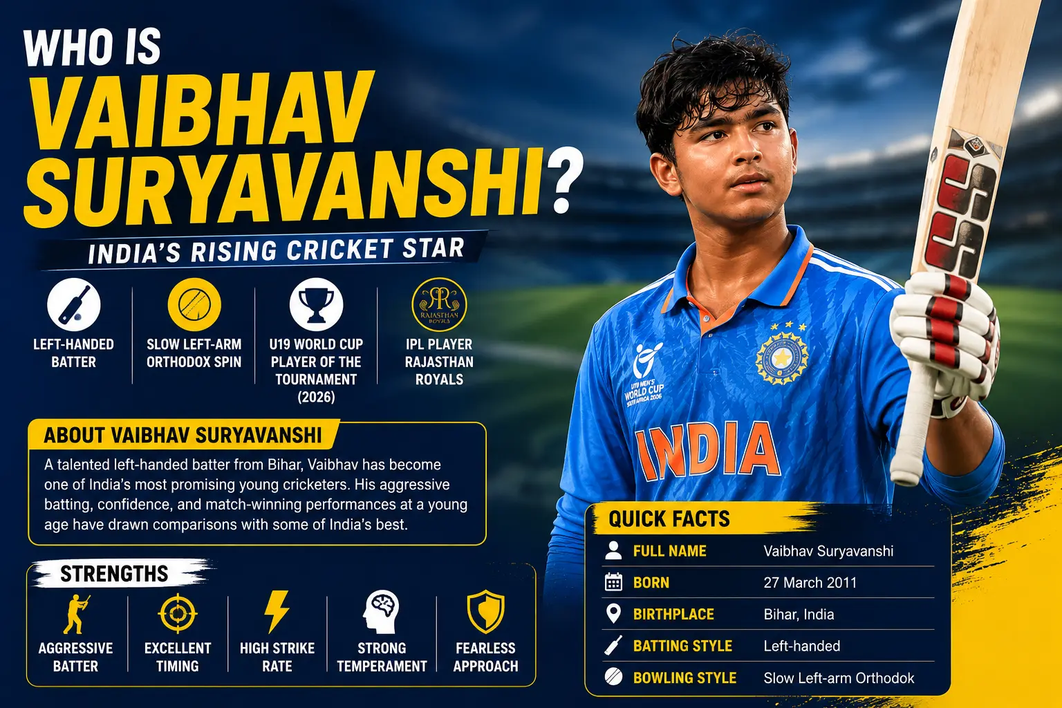 Who Is Vaibhav Suryavanshi? India’s Rising Cricket Star